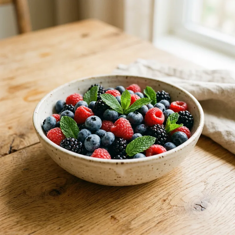 Frische Beeren als Antioxidantien-Quelle